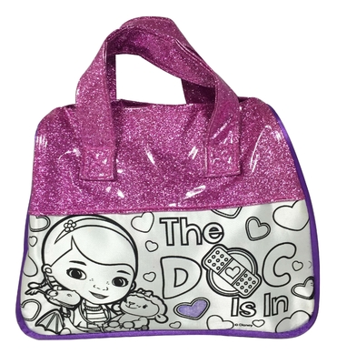 손잡이에 의하여 Doodlebag 개인화되는 폴리에스테를 가진 다채로운 낙서 끈달린 가방